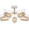 Миниатюра фото потолочная люстра illumico il8248-5cou-79 wh gd | 220svet.ru