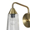 Миниатюра фото бра indigo campana 13028/1w brass v000508 | 220svet.ru