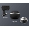 Миниатюра фото комплект трекового светильника ambrella light xt1102004 sbk/mch черный песок/хром матовый (a2521, c1102, n7033) | 220svet.ru