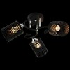 Миниатюра фото потолочная люстра reluce 11320-0.3-03 bk+cr | 220svet.ru