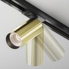 Миниатюра фото трековый однофазный светодиодный светильник maytoni focus led tr021-1-12w4k-w-bbs | 220svet.ru