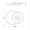 Миниатюра фото потолочный светодиодный светильник escada 10234/1led bl | 220svet.ru