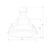Миниатюра фото встраиваемый светильник elektrostandard 25059/01 a069721 | 220svet.ru