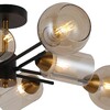 Миниатюра фото потолочная люстра illumico il8243-8cou-79 bk gd | 220svet.ru