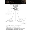 Миниатюра фото светодиодная люстра aployt astor apl.822.13.60 | 220svet.ru