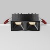 Миниатюра фото встраиваемый светодиодный светильник maytoni alfa led dl043-02-10w3k-sq-b-1 | 220svet.ru