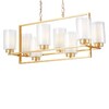 Миниатюра фото подвесная люстра lumina deco lino ldp 1239-8 f.gd | 220svet.ru
