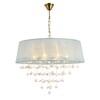 Миниатюра фото подвесная люстра indigo tenerezza 13029/8p brass v000513 | 220svet.ru