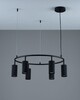 Миниатюра фото подвесная люстра moderli cora v11066-6p | 220svet.ru