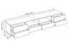Миниатюра фото тв-тумба woodville маллоу дуб вотан / белый глянец 563533 | 220svet.ru