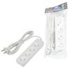 Миниатюра фото удлинитель uniel ultra 4гн х 3м б/з s-cu4-3 white ul-00009988 | 220svet.ru