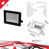 Миниатюра фото прожектор reluce 54001-9.2-001ol led100w bk | 220svet.ru