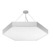 Миниатюра фото подвесной светодиодный cветильник эра hexagon spo-122-w-40k-066 66вт 4000к белый б0050552 | 220svet.ru