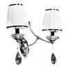 Миниатюра фото бра lumina deco dominni ldw 9268-2 chr | 220svet.ru