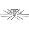 Миниатюра фото потолочная светодиодная люстра reluce 09824-3.3-06c cr (rgb) | 220svet.ru