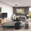Миниатюра фото потолочная светодиодная люстра escada contour 10213/2led bl chrome | 220svet.ru