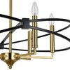Миниатюра фото подвесная люстра indigo trionfo v10020/6r black v000487 | 220svet.ru