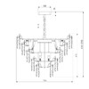 Миниатюра фото подвесная люстра bogates 369 | 220svet.ru