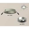 Миниатюра фото комплект встраиваемого светильника ambrella light techno spot xc7623004 sgr/mch серый песок/хром матовый (c7623, n7013) | 220svet.ru