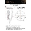 Миниатюра фото подвесная светодиодная люстра aployt emilin apl.apl.854.06.47 | 220svet.ru
