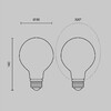 Миниатюра фото светодиодная лампа wi-fi g95 e27 5.5вт 2700k-6500k mix диммируемая voltega wi-fi smart 3032 | 220svet.ru
