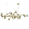 Миниатюра фото подвесная люстра indigo saldo 11033/6pl gold v000332 | 220svet.ru