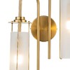 Миниатюра фото бра indigo torcia 11038/2w brass v000418 | 220svet.ru