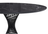 Миниатюра фото керамический стол woodville вивиен 90х90х75 черный мрамор shakespeare black 612879 | 220svet.ru