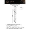 Миниатюра фото подвесная светодиодная люстра aployt yulali apl.048.03.168 | 220svet.ru
