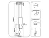 Миниатюра фото подвесной светодиодный светильник ambrella light comfort linetech fl66366 | 220svet.ru