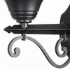 Миниатюра фото уличный настенный светильник arte lamp monaco a1491al-1bk | 220svet.ru