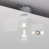 Миниатюра фото встраиваемый светильник denkirs inviz dk2081-wh | 220svet.ru