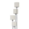 Миниатюра фото торшер escada denver 1109/4 chrome/beige | 220svet.ru