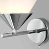Миниатюра фото бра eurosvet 70138/1 хром | 220svet.ru