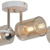 Миниатюра фото потолочная люстра illumico il8148-6cou-79 wh gd | 220svet.ru