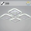 Миниатюра фото потолочная светодиодная люстра reluce 05104-0.3-04 wh | 220svet.ru
