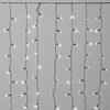 Миниатюра фото гирлянда занавес облегченный c колпачком 2x1м белый 220в, 200 led, провод черный каучук 2,3мм ip65 ltc eco200not-1-2w | 220svet.ru