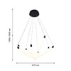 Миниатюра фото подвесной светодиодный светильник f-promo hammock 4468-4p | 220svet.ru