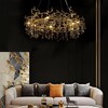 Миниатюра фото подвесная люстра loft it bijout 10068/800 gd | 220svet.ru
