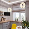 Миниатюра фото подвесной светильник crystal lux diego sp25w led brass | 220svet.ru