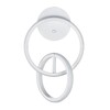 Миниатюра фото настенный светодиодный светильник escada relation 10230/sg led white | 220svet.ru