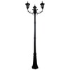 Миниатюра фото уличный фонарь reluce 00867-0.7-003sl 2.2m bk | 220svet.ru