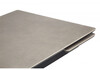 Миниатюра фото керамический стол раскладной woodville старлайт 120(180)х80 carmen light grey / черный 622890 | 220svet.ru