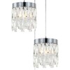 Миниатюра фото подвесная люстра indigo anna v12029/3p chrome v000497 | 220svet.ru