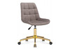 Миниатюра фото компьютерное кресло woodville честер латте / золото 564832 | 220svet.ru