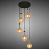 Миниатюра фото подвесная люстра reluce 02001-0.9-05 amber | 220svet.ru