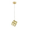 Миниатюра фото подвесная светодиодная люстра indigo radioso 12048/1p gold v000135l | 220svet.ru