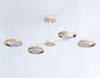 Миниатюра фото потолочная светодиодная люстра ambrella light comfort linetech fl51609 | 220svet.ru