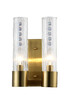 Миниатюра фото бра crystal lux otono ap2 brass/transparente | 220svet.ru