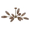 Миниатюра фото потолочная люстра escada desire 10165/12pl copper | 220svet.ru